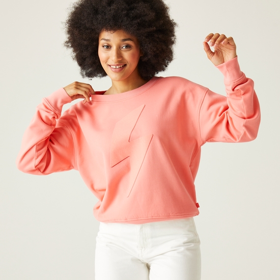 Avika Femme Sweat-shirt imprimé graphique Rose