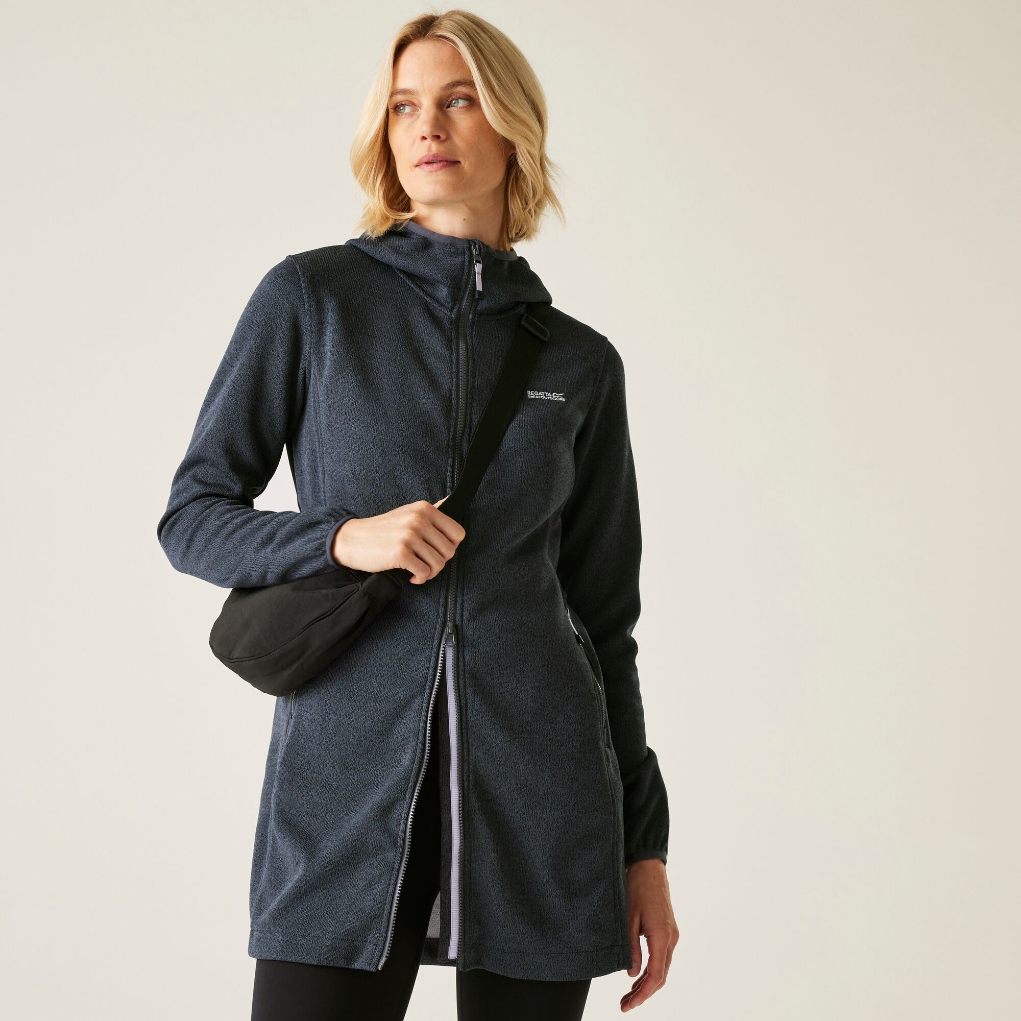 Regatta Damska Bluza Bloomfield Longline Szary, Rozmiar: 48