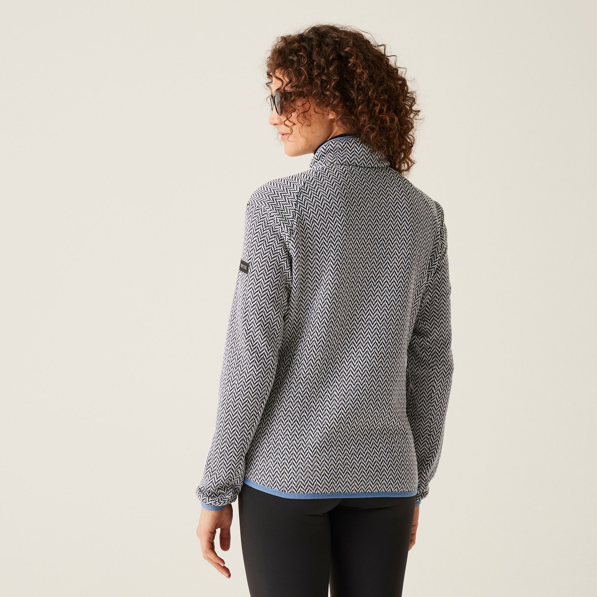 Damski polar z suwakiem Elzie Granatowy