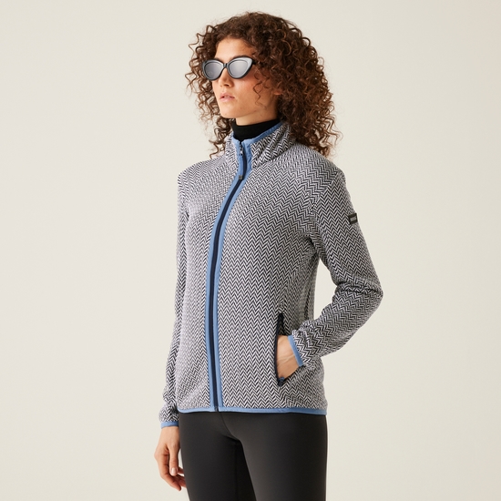 Polaire zippée Elzie pour femme Marin