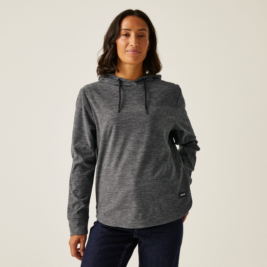 Sweat à capuche Mayse pour femme Gris