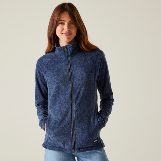 Women's Mayse Full Zip Fleece Navy Marl