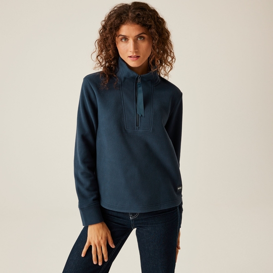 Polaire à demi-zip Juliette pour femme Marin