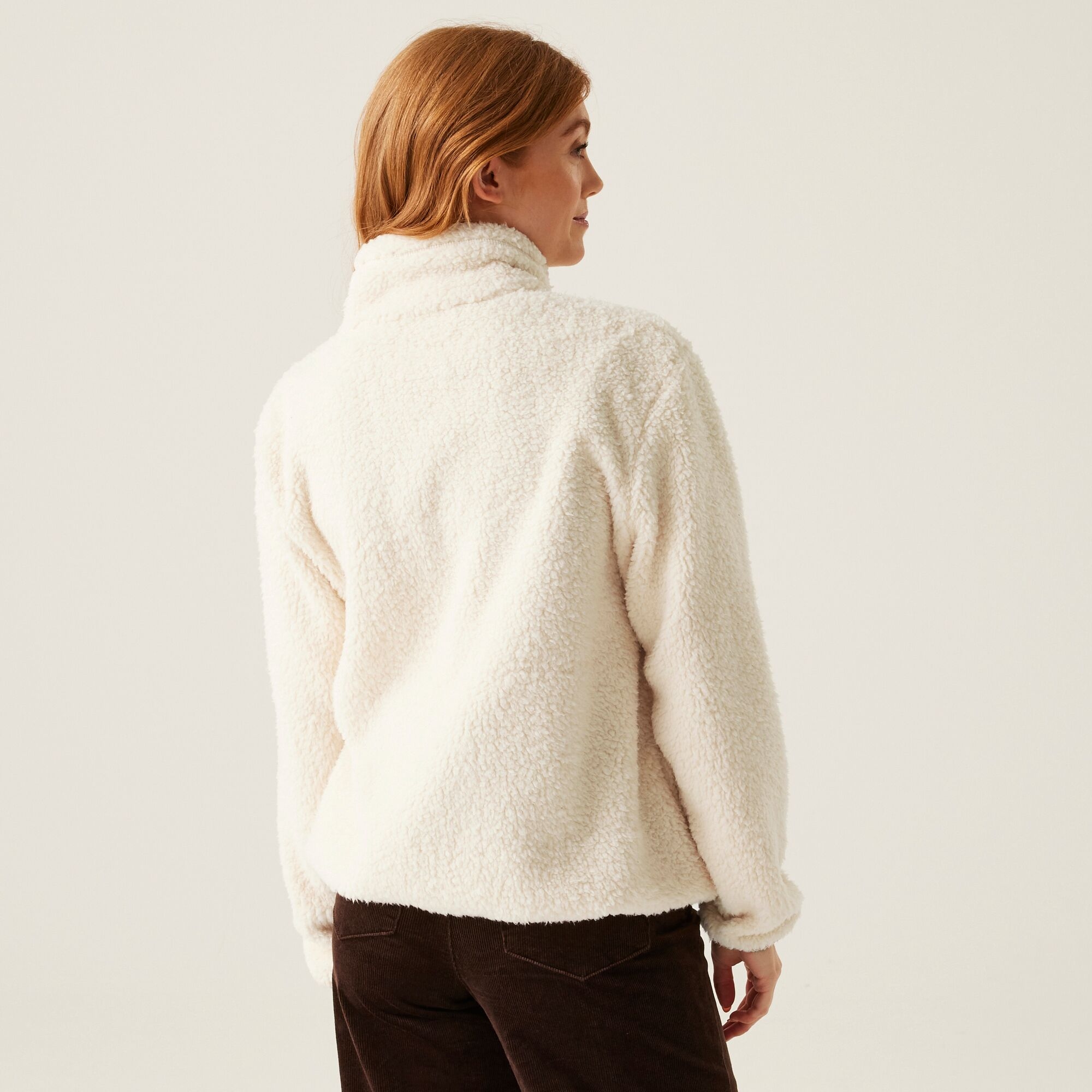 Regatta Damski polar z suwakiem Ria Fluffy Kremowy