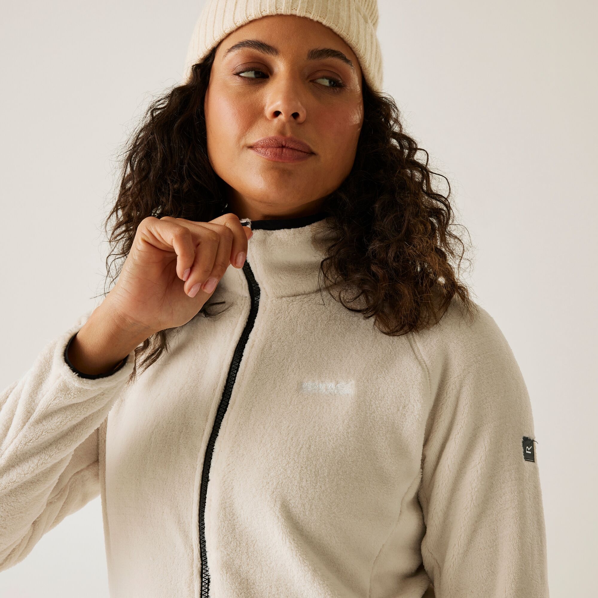 Regatta Polar damski rozsuwany Lakara Fluffy Beżowy