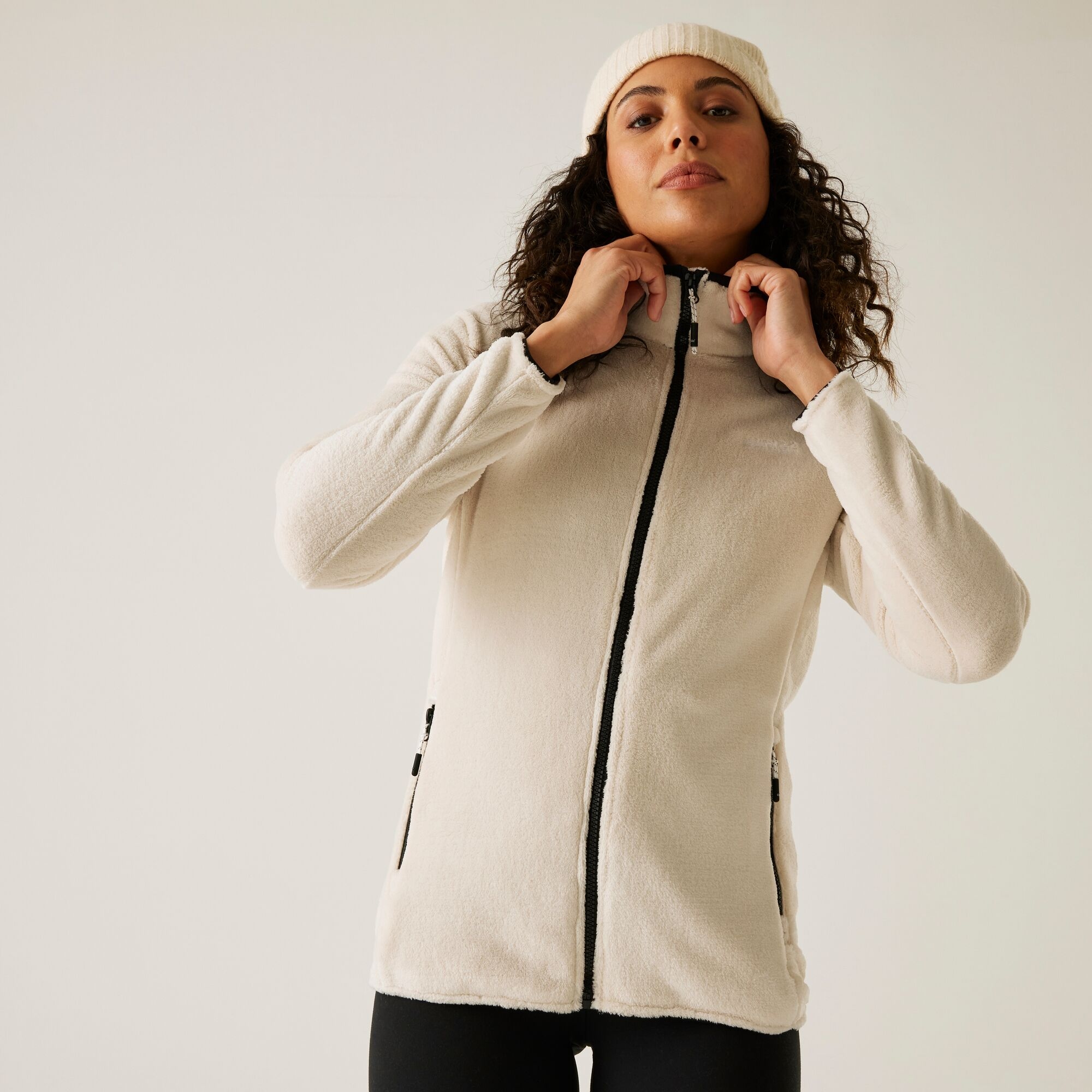 Regatta Polar damski rozsuwany Lakara Fluffy Beżowy