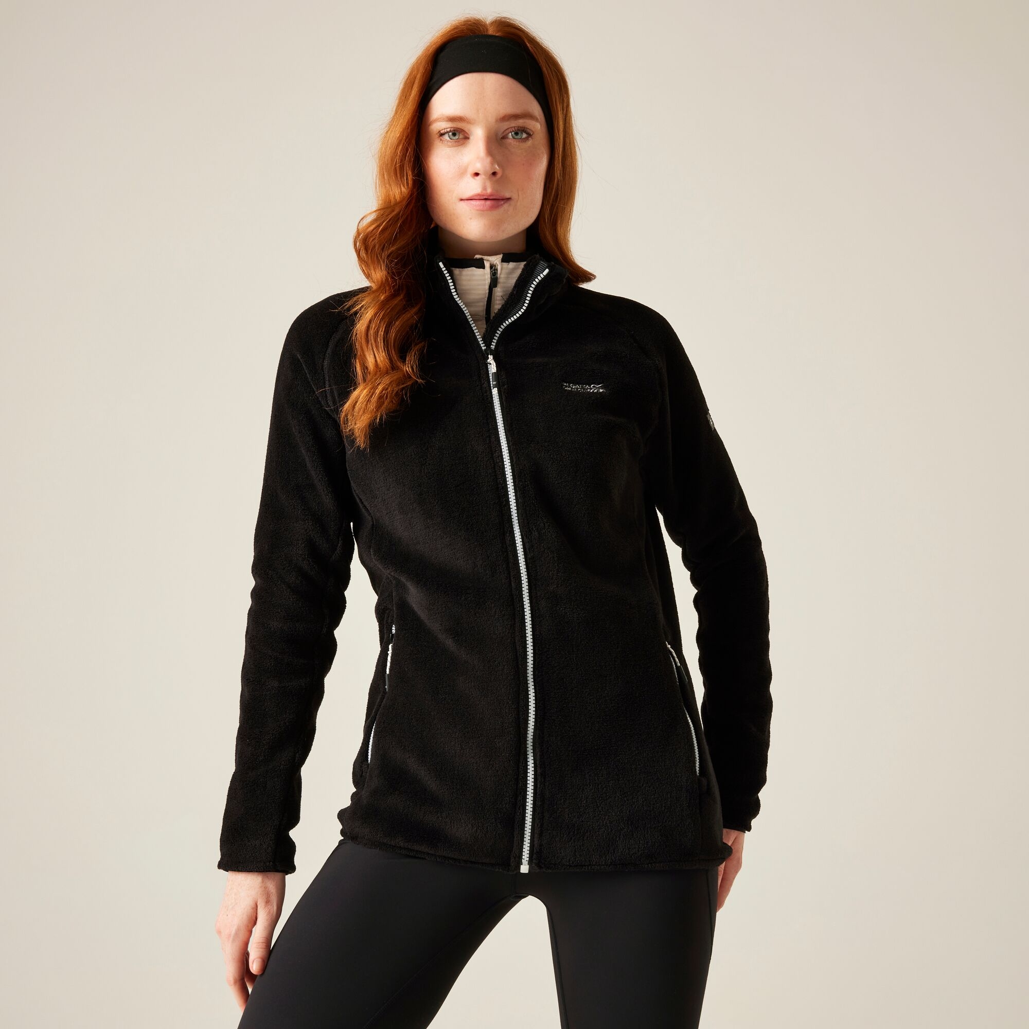 Regatta Polar damski rozsuwany Lakara Fluffy Czarny