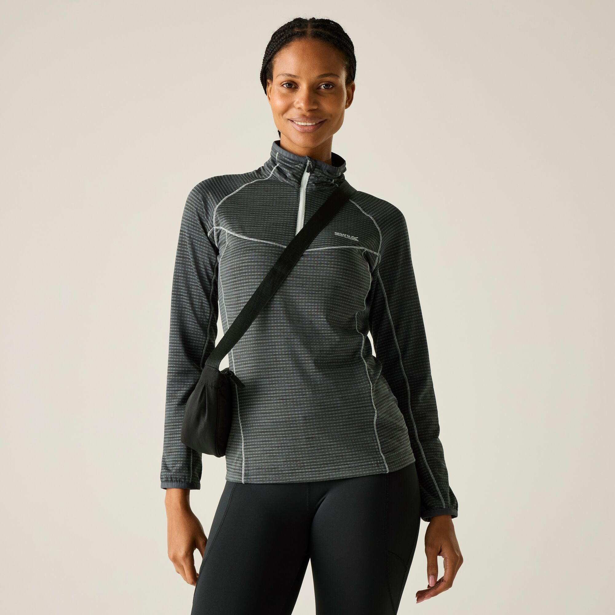 Regatta Polar damski z suwakiem 1/2 Yonder II Szary