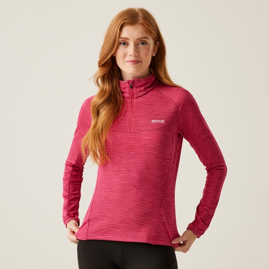 Polaire à demi-zip Yonder II pour femme Rose