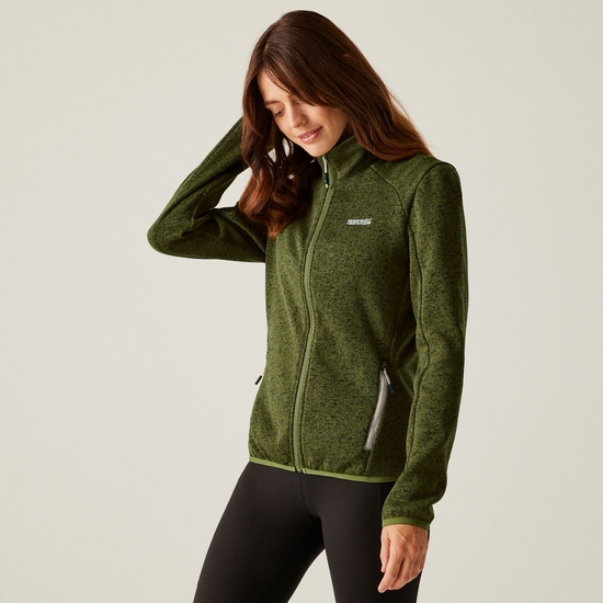 Polaire zippée Newhill II pour femme Vert