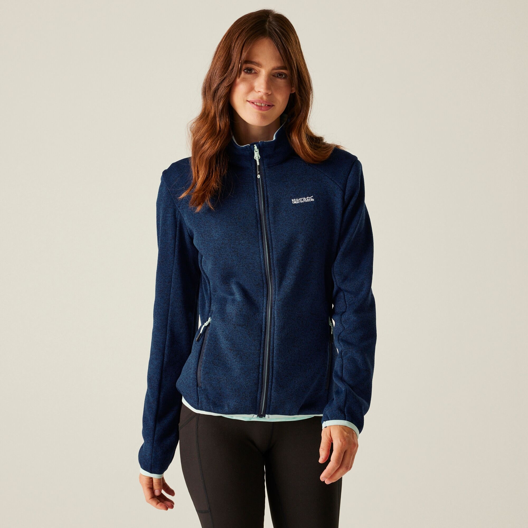 Regatta   Polar damski rozsuwany Newhill II Niebieski