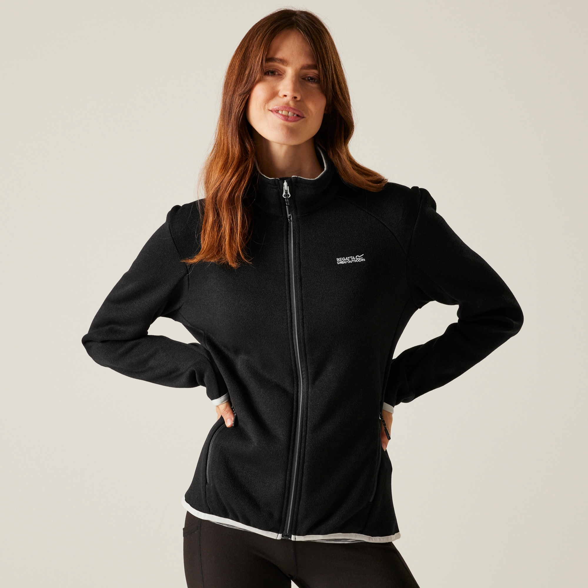 Regatta Damski polar rozsuwany Newhill II Czarny