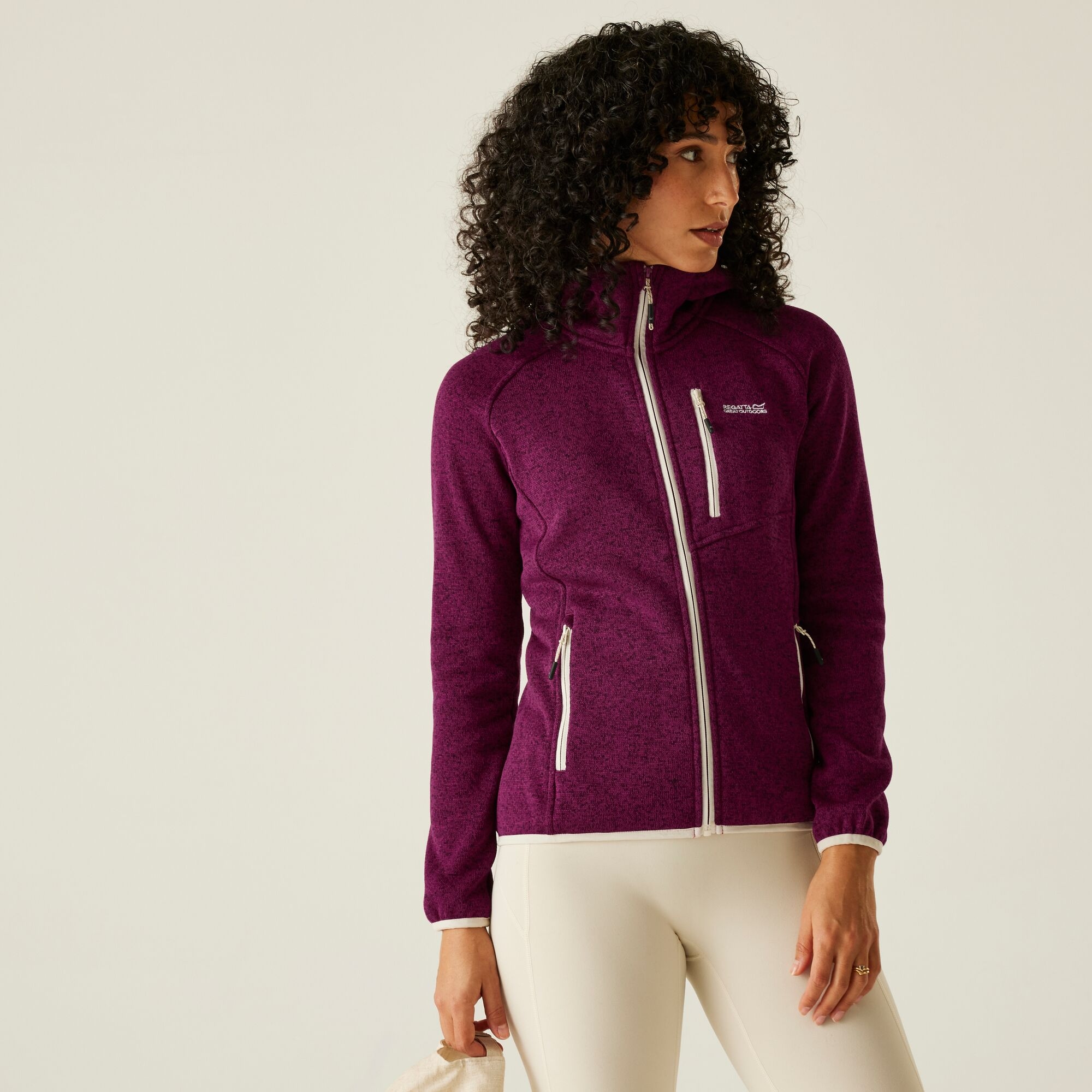 Regatta Regatta Polar damski z kapturem Newhill II Różowy