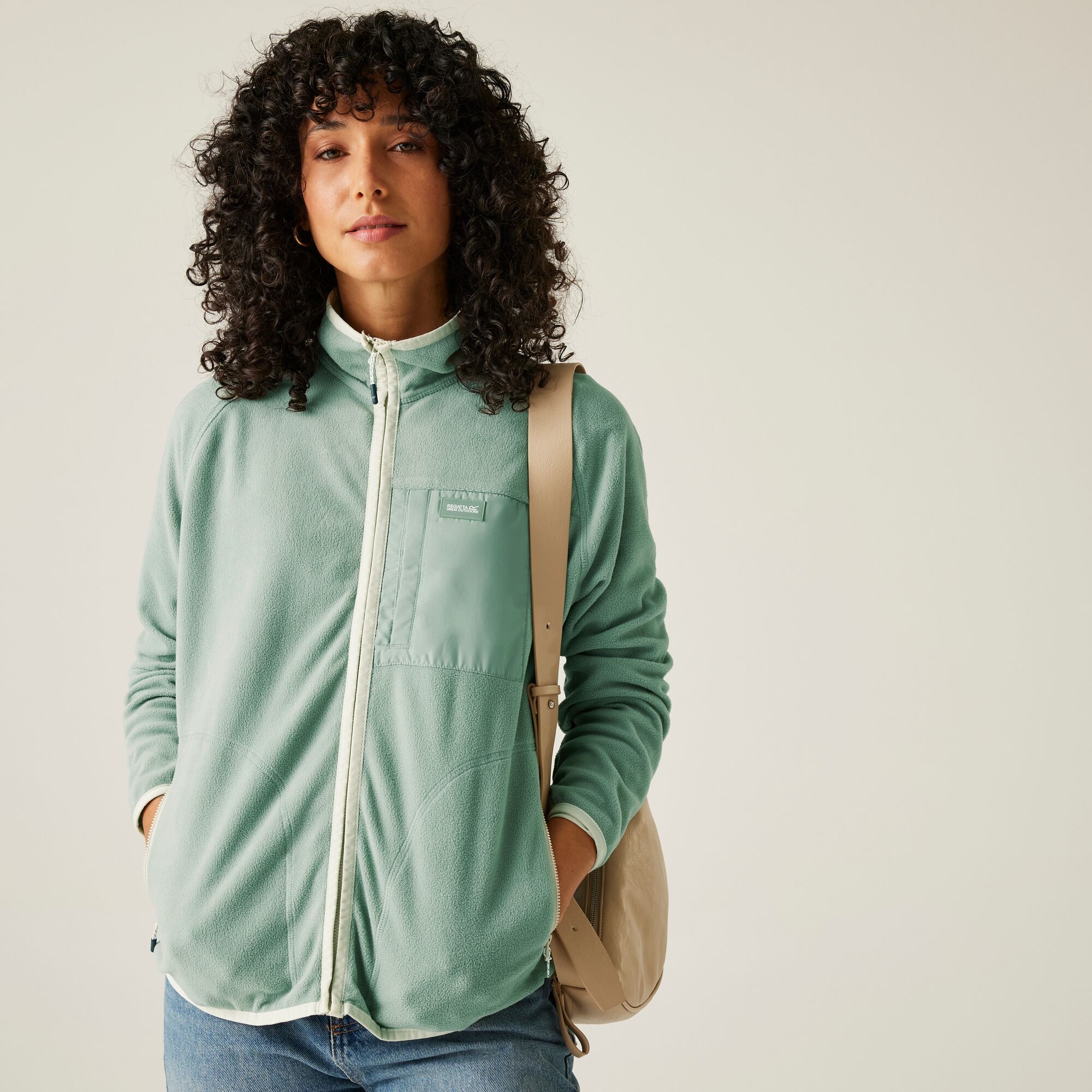 Regatta Damski polar rozsuwany Lilana Lodowy błękit