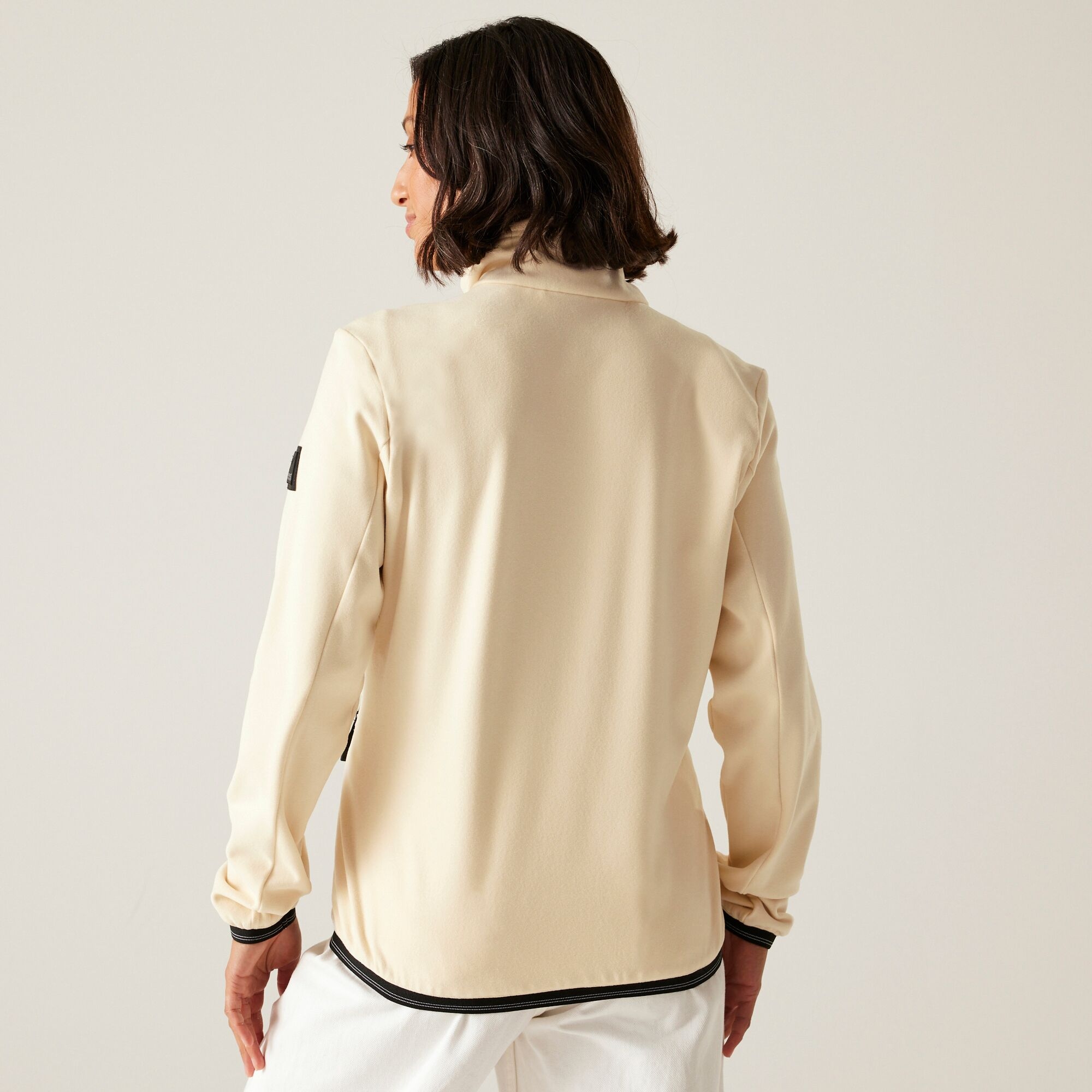 Damski polar rozsuwany Malana Kremowy