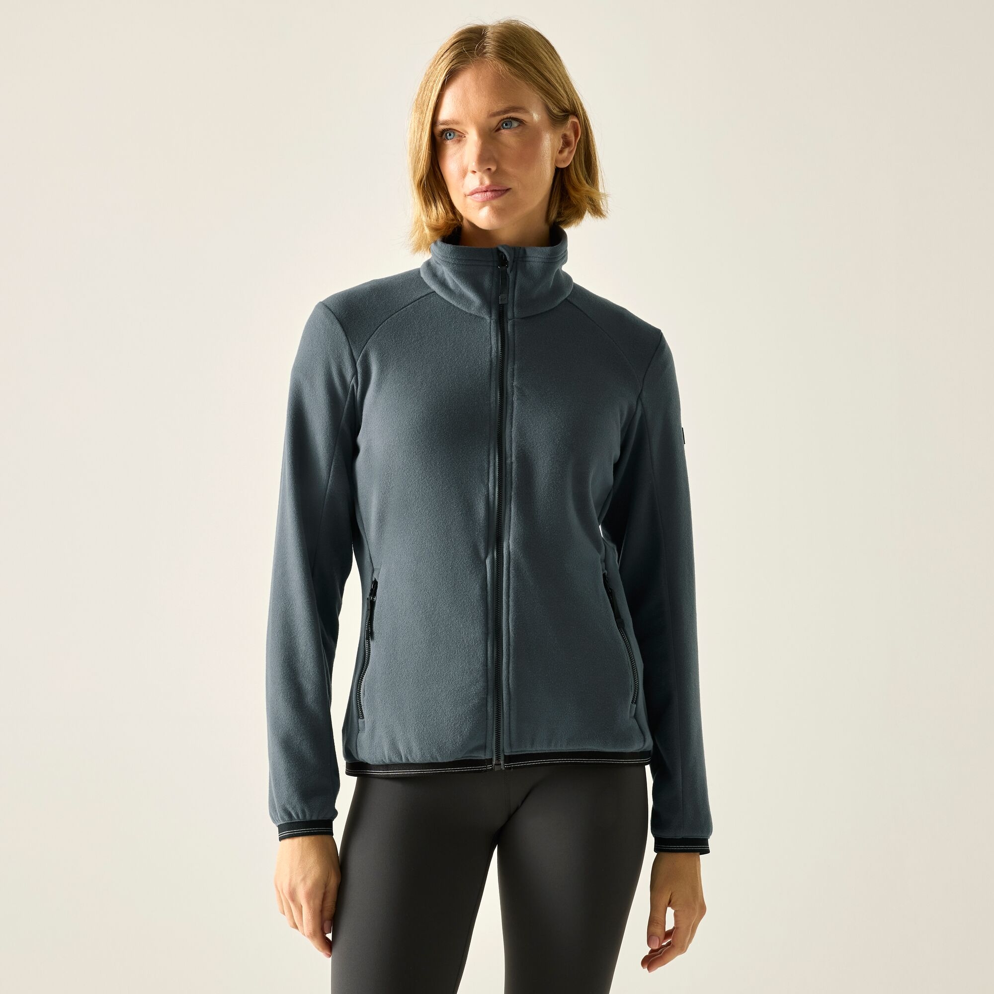 Malana Fleece Mit Durchgehendem Reißverschluss Für Damen Größe 40 Grau Regatta