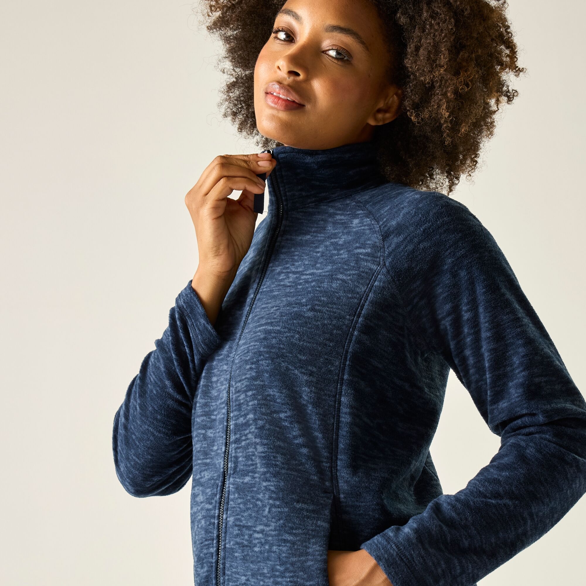 Regatta   Polar damski rozsuwany Mayse Niebieski