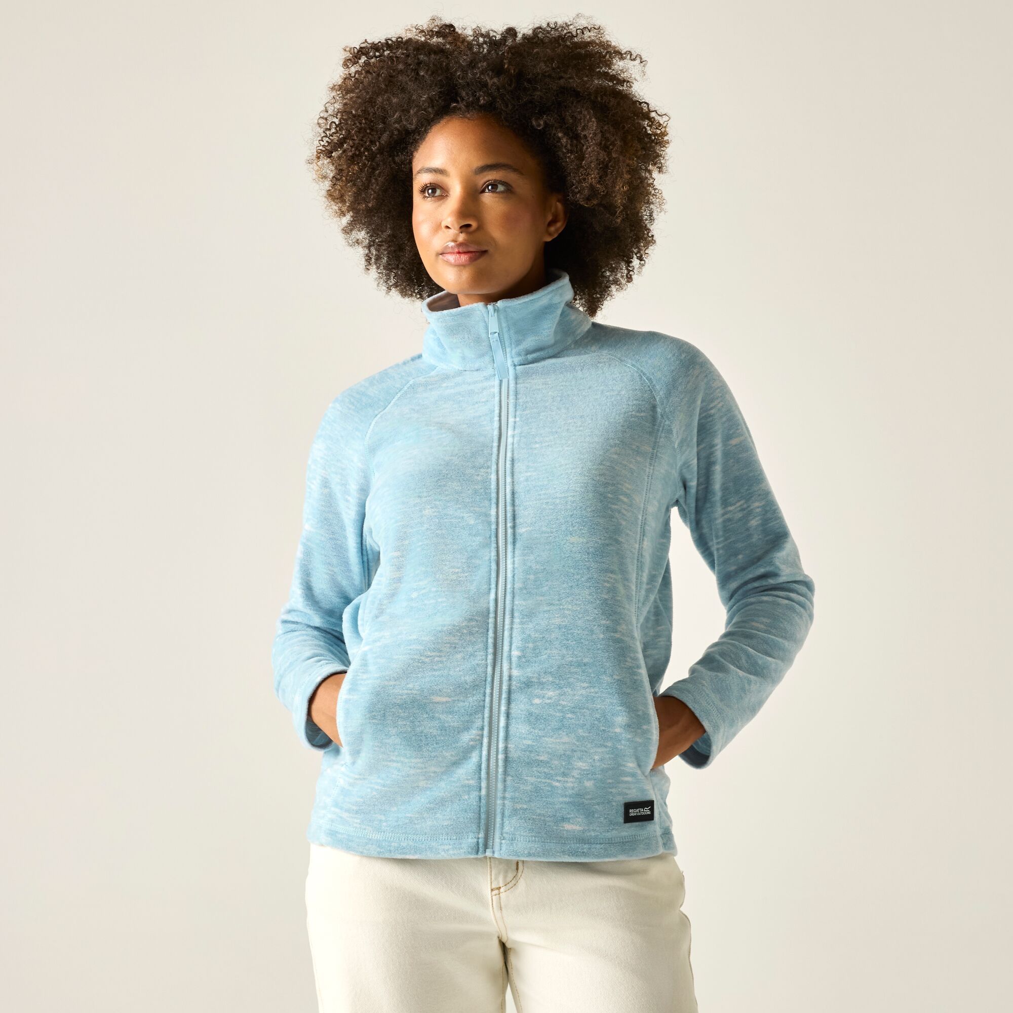 Regatta   Polar damski rozsuwany Mayse Niebieski