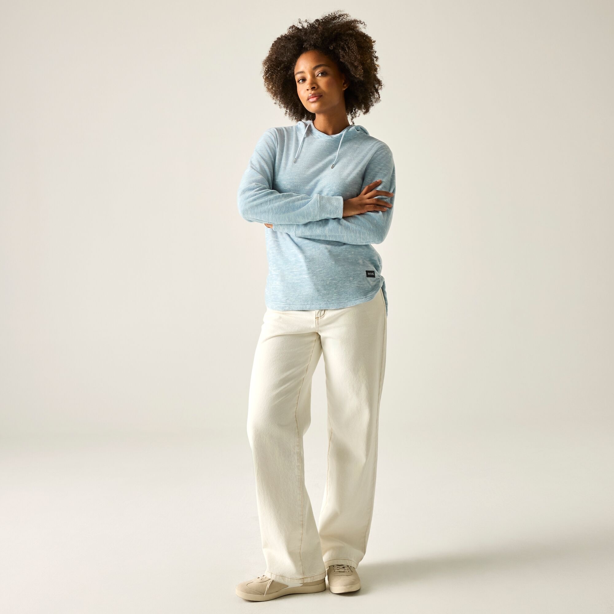 Regatta   Bluza damska z kapturem Mayse Niebieski