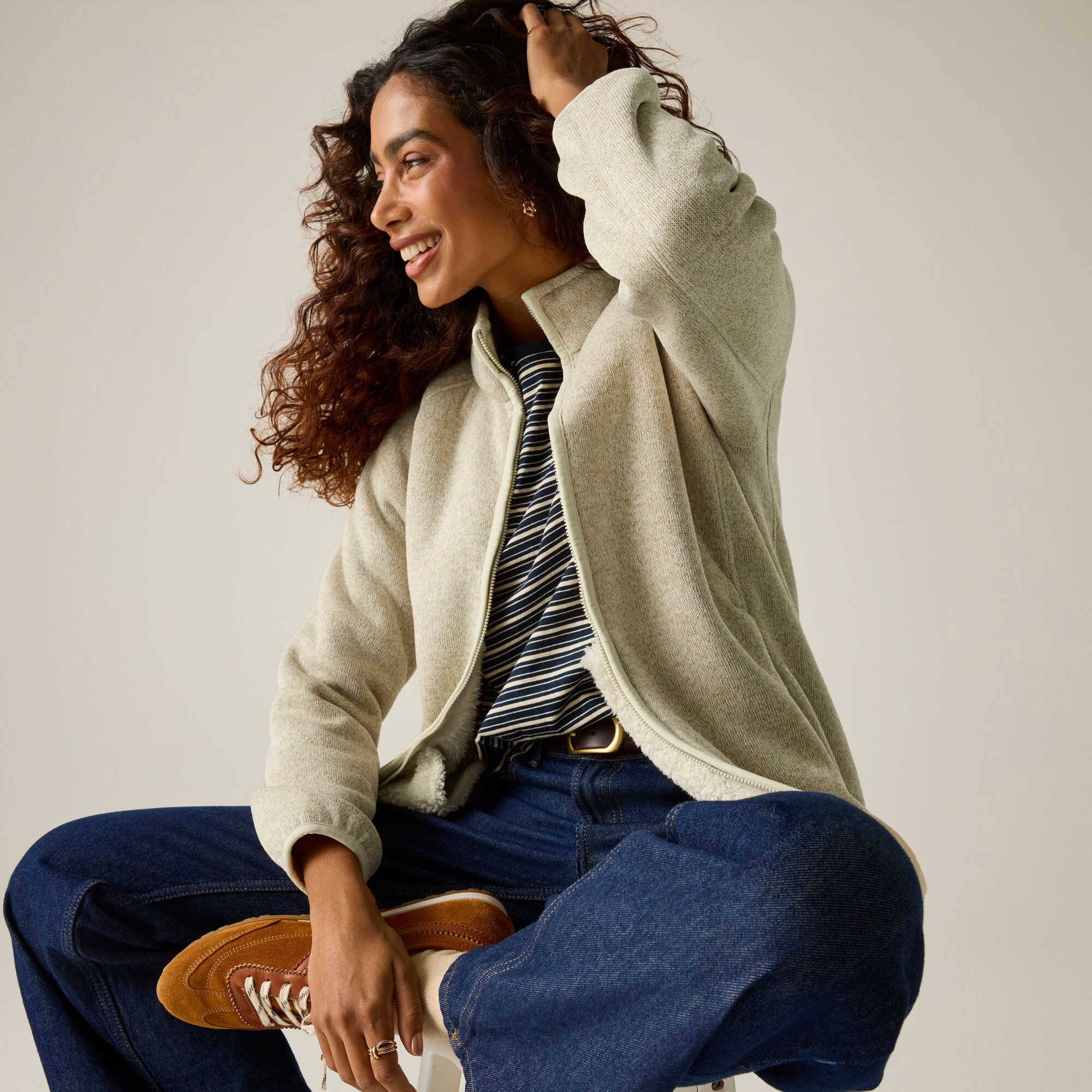 Regatta   Polar damski rozsuwany Mellrey Biały