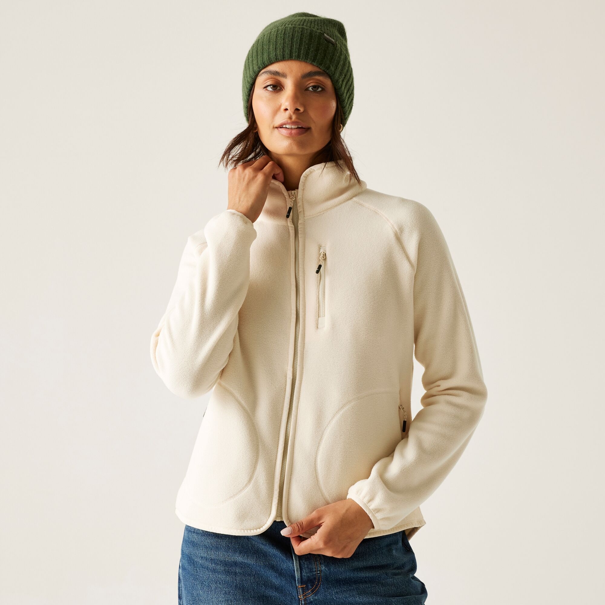 Regatta Women's Frankie Fleece - White Size 16