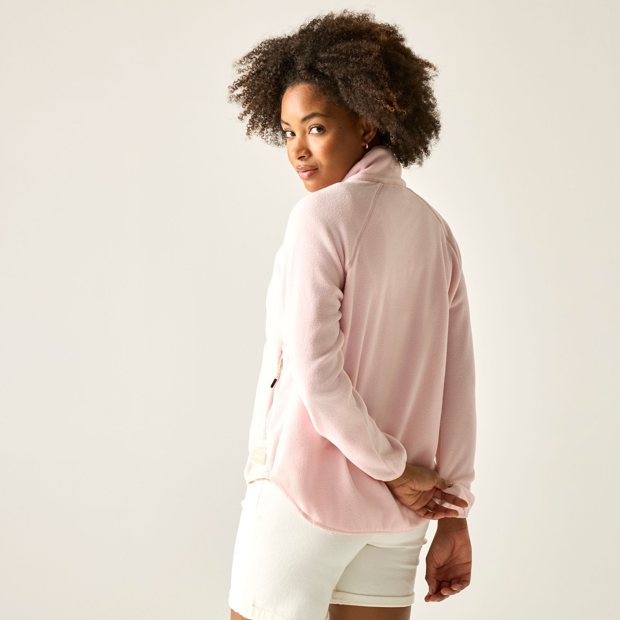 Regatta Regatta Polar damski z suwakiem 1/2 Frankie Różowy