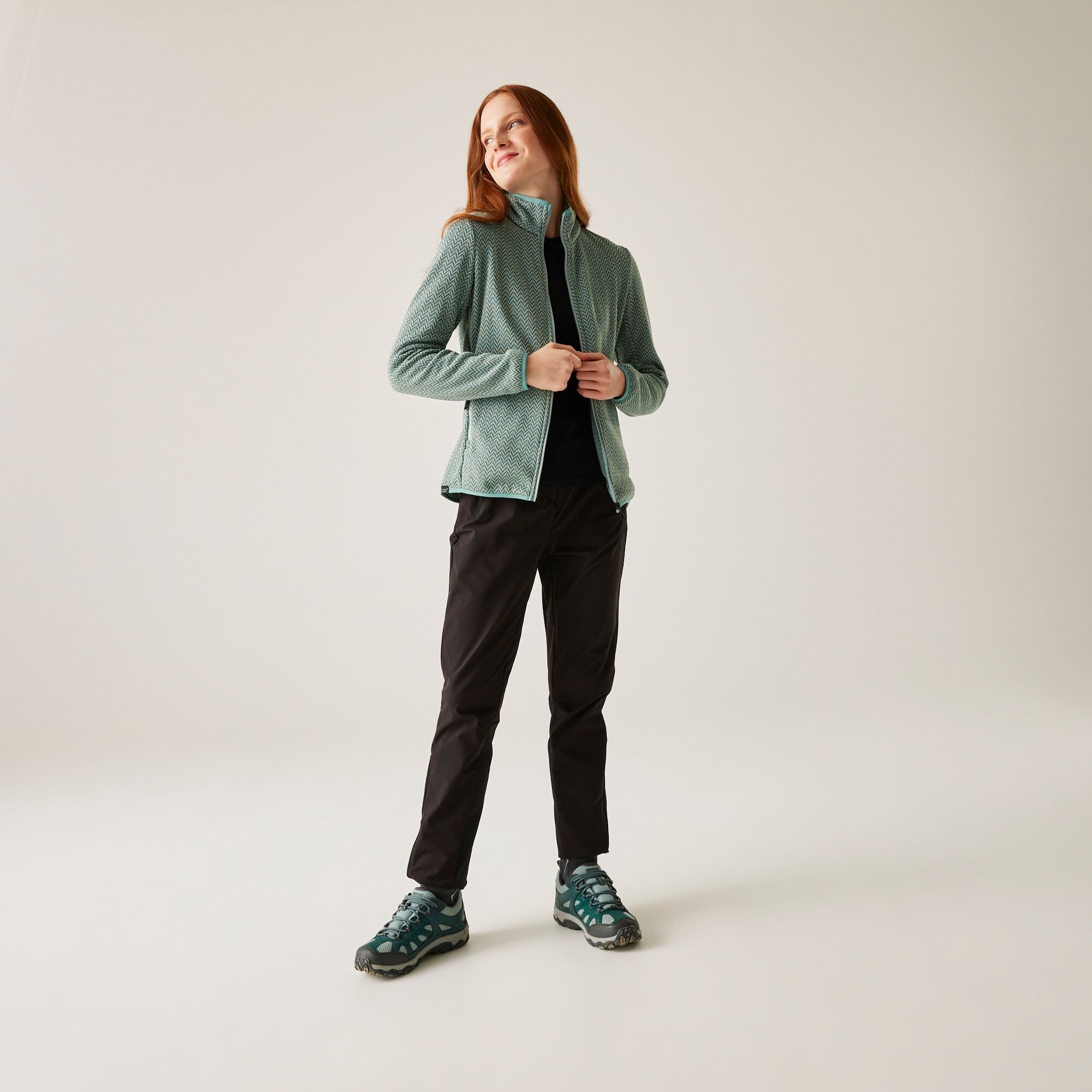 Regatta Polar damski rozsuwany Elzie Zielony