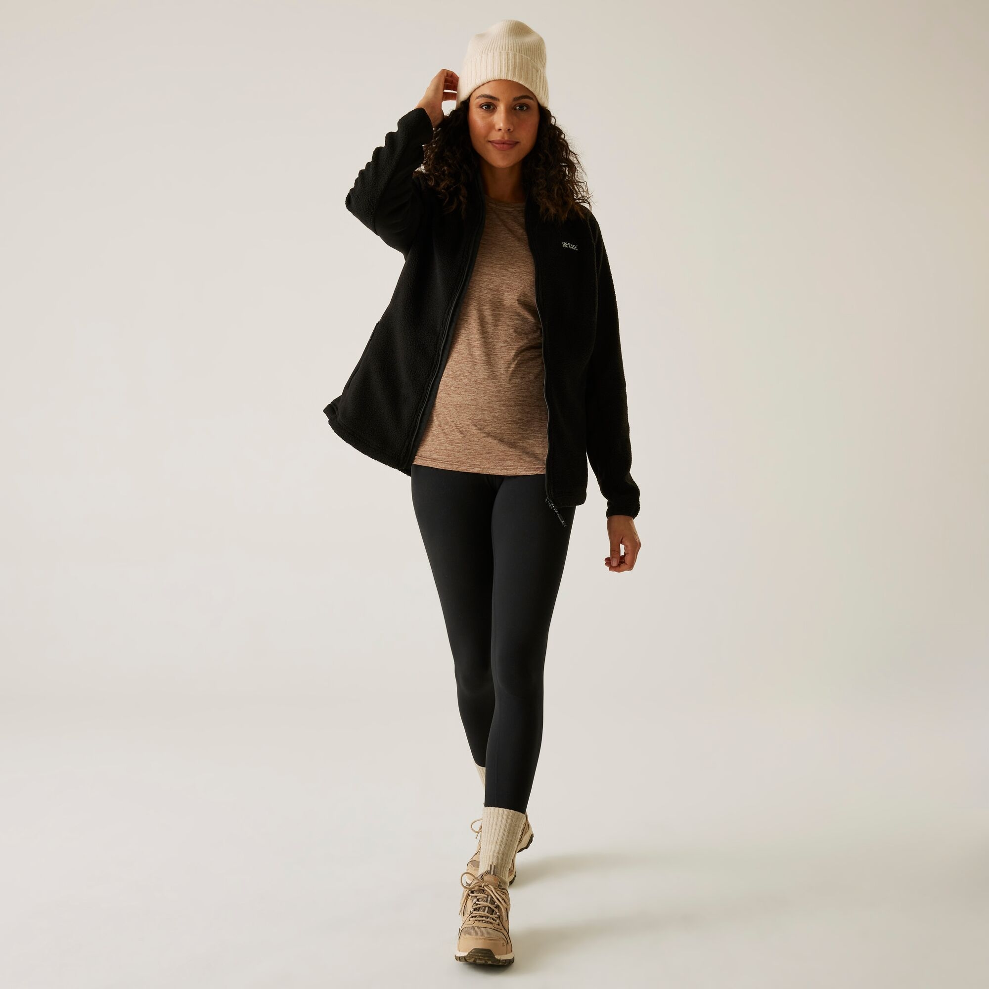 Regatta Bluza damska z kapturem Elinn Czarny