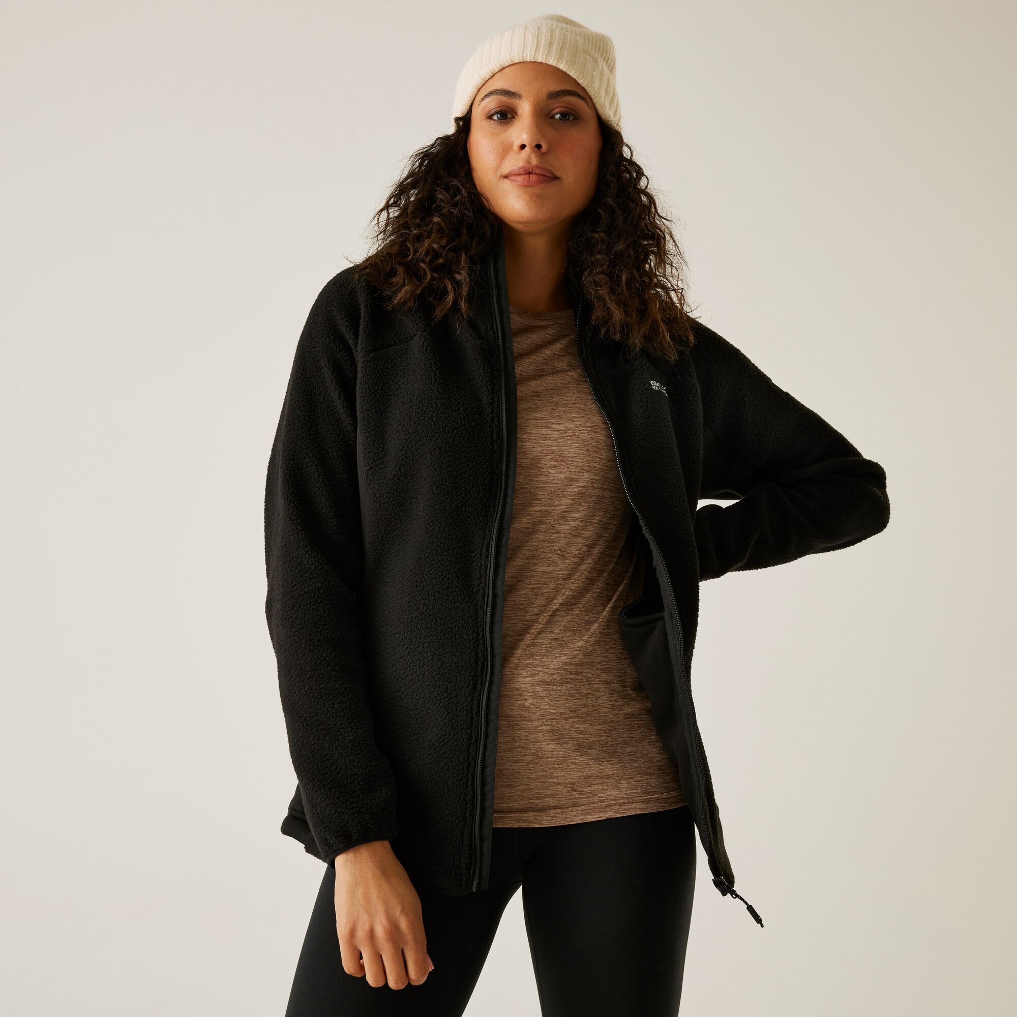 Regatta Bluza damska z kapturem Elinn Czarny