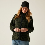Khaki Black Abstract Print