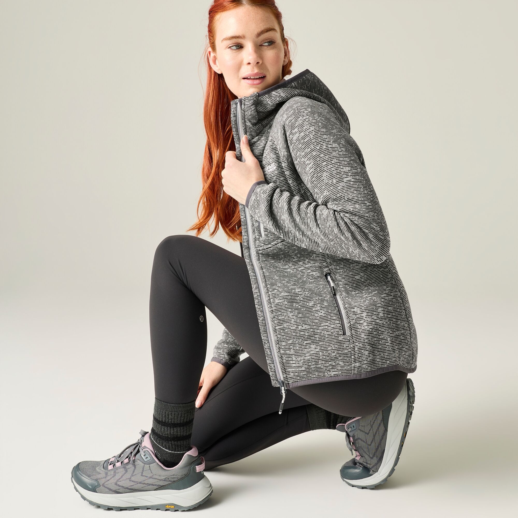 Regatta Newhill Hooded Fleece Size: 16 Women's Grey
