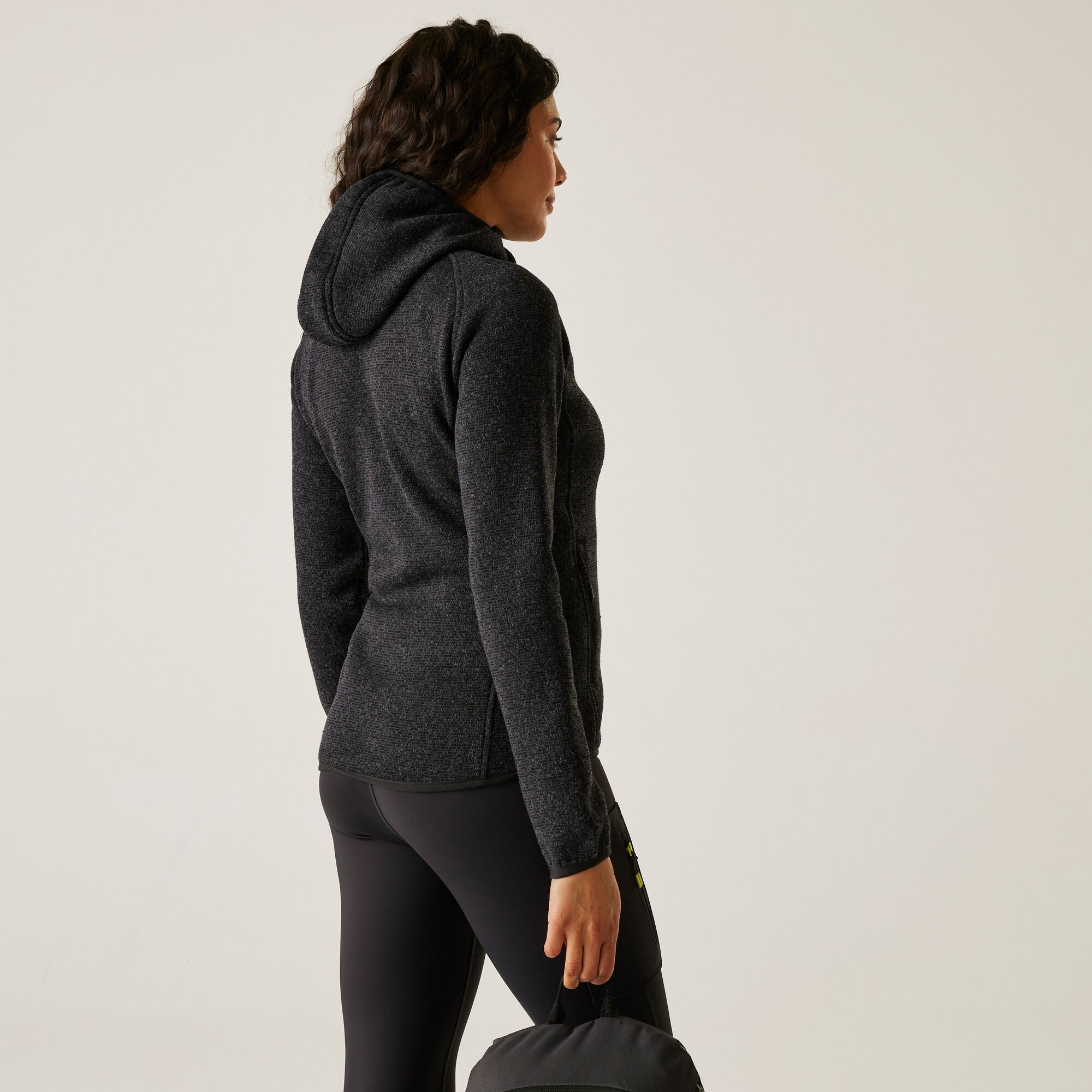 Regatta Polar damski rozsuwany z kapturem Newhill Czarny