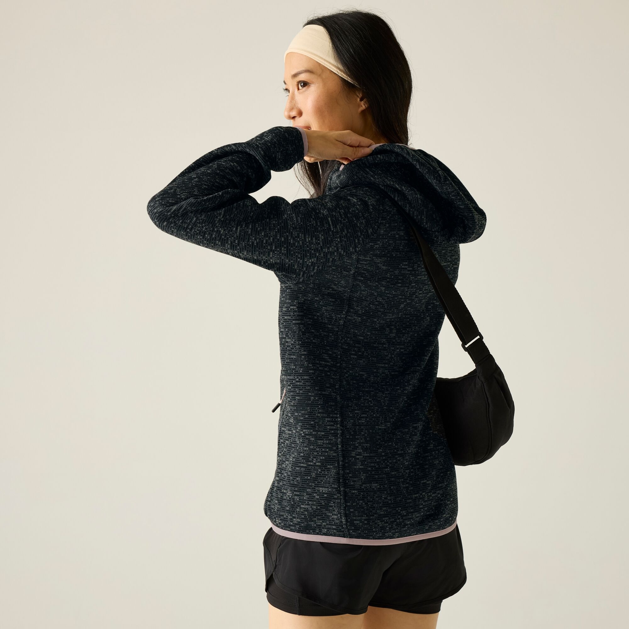 Regatta Regatta Polar damski rozsuwany z kapturem Newhill Szary