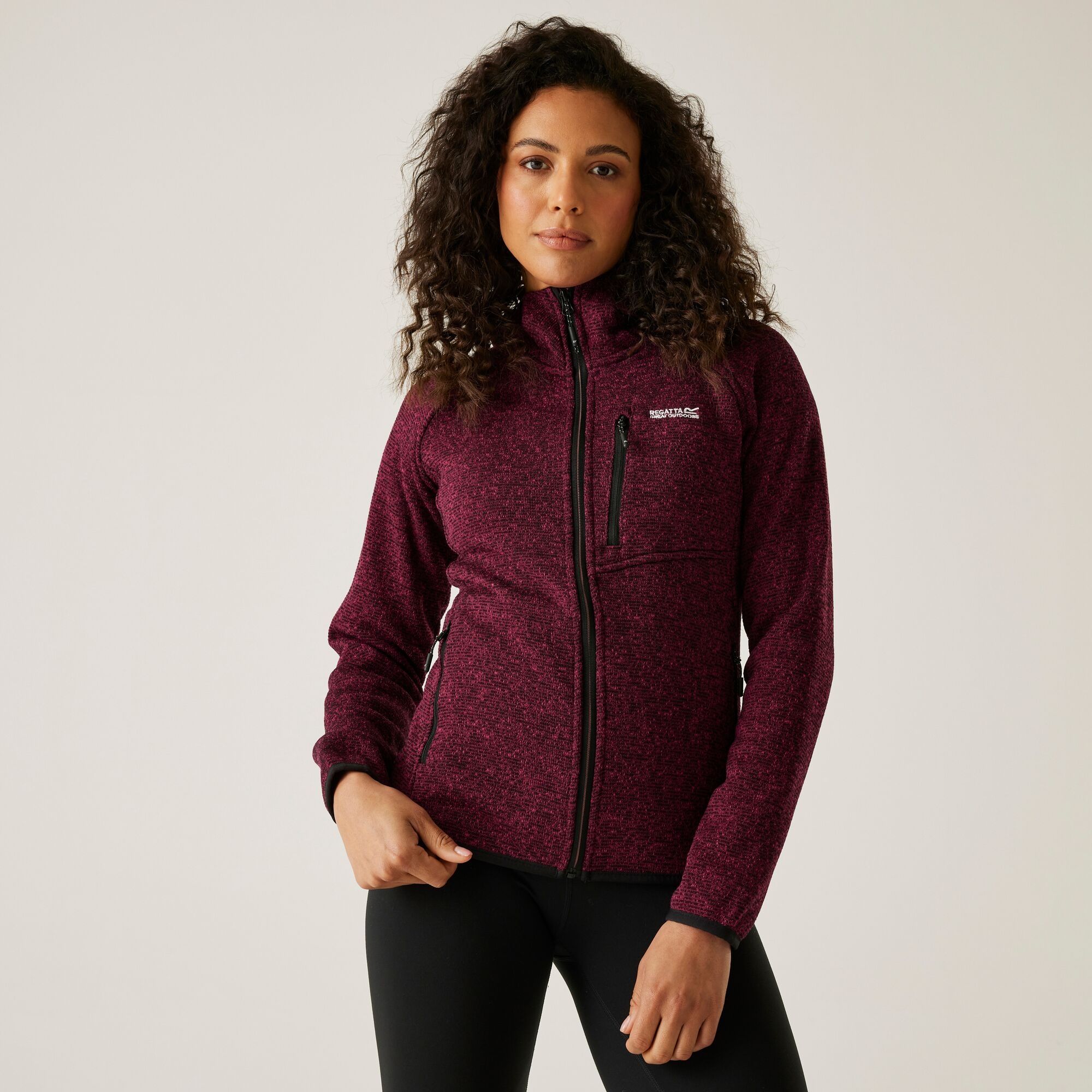 Regatta Newhill Hooded Fleece Size: 10 Women's Red