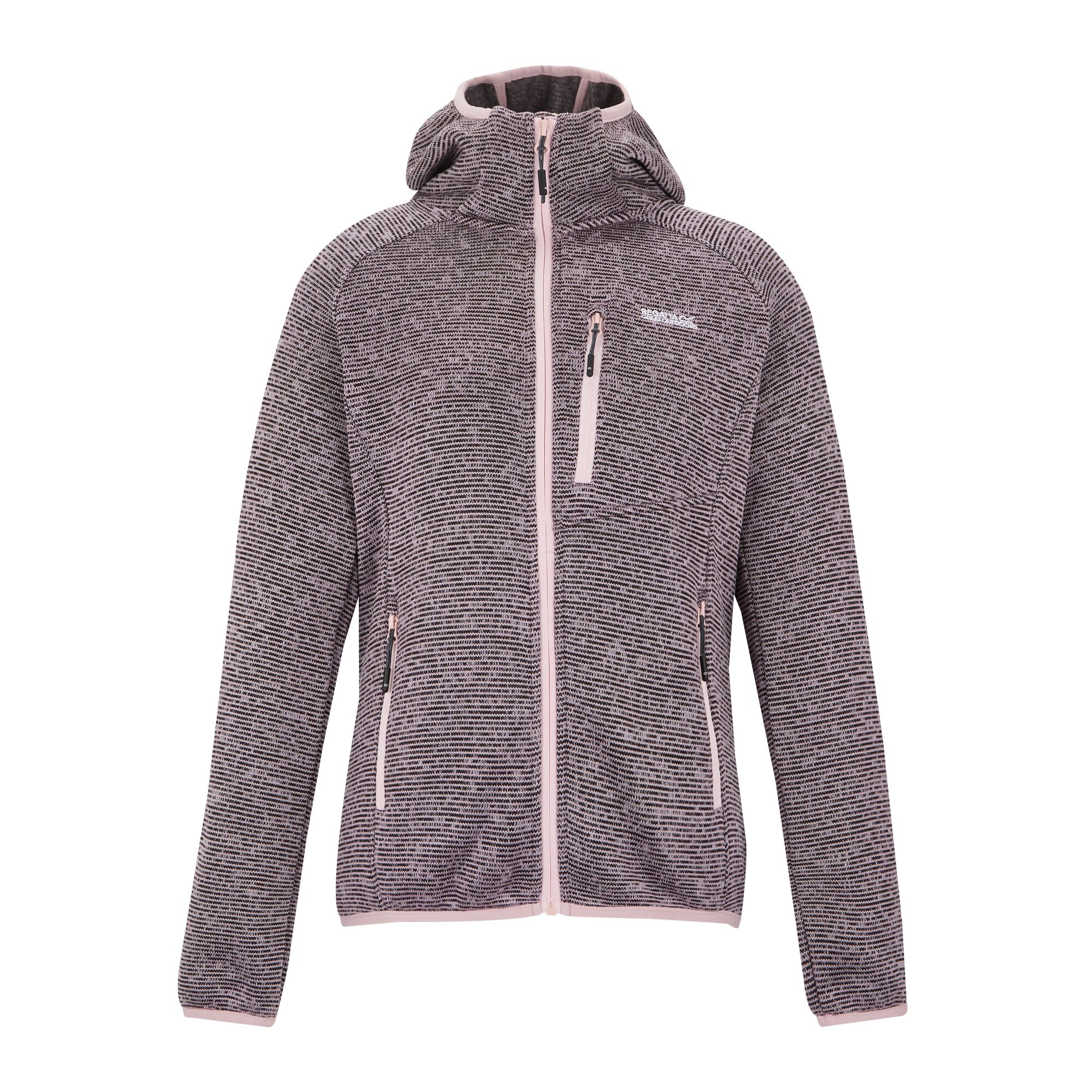 Regatta Polar damski rozsuwany z kapturem Newhill Fioletowy