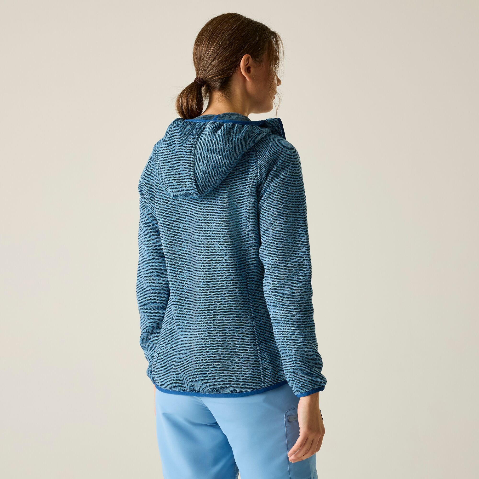 Regatta   Polar damski rozsuwany z kapturem Newhill Niebieski