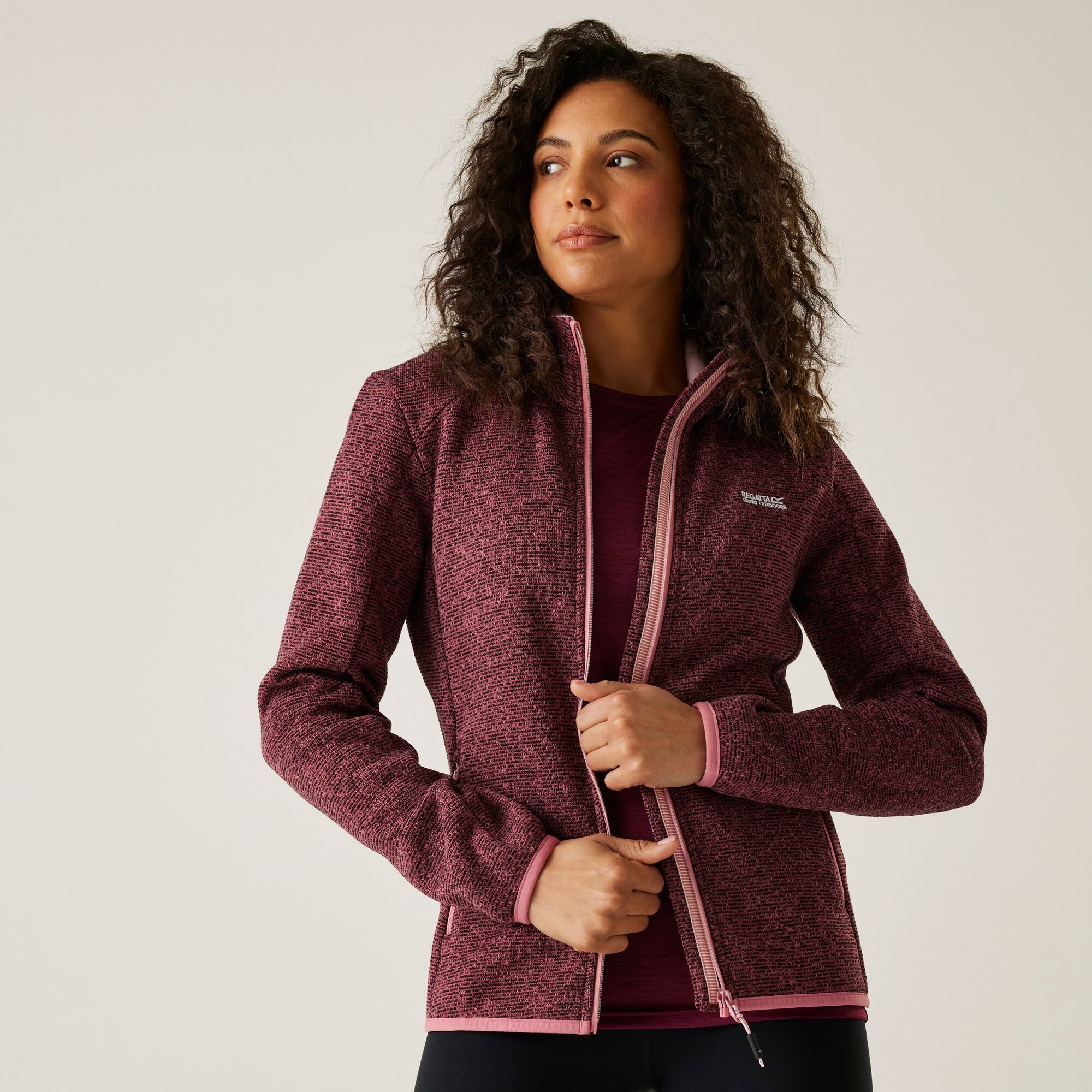 Regatta Polar damski rozsuwany Newhill Różowy