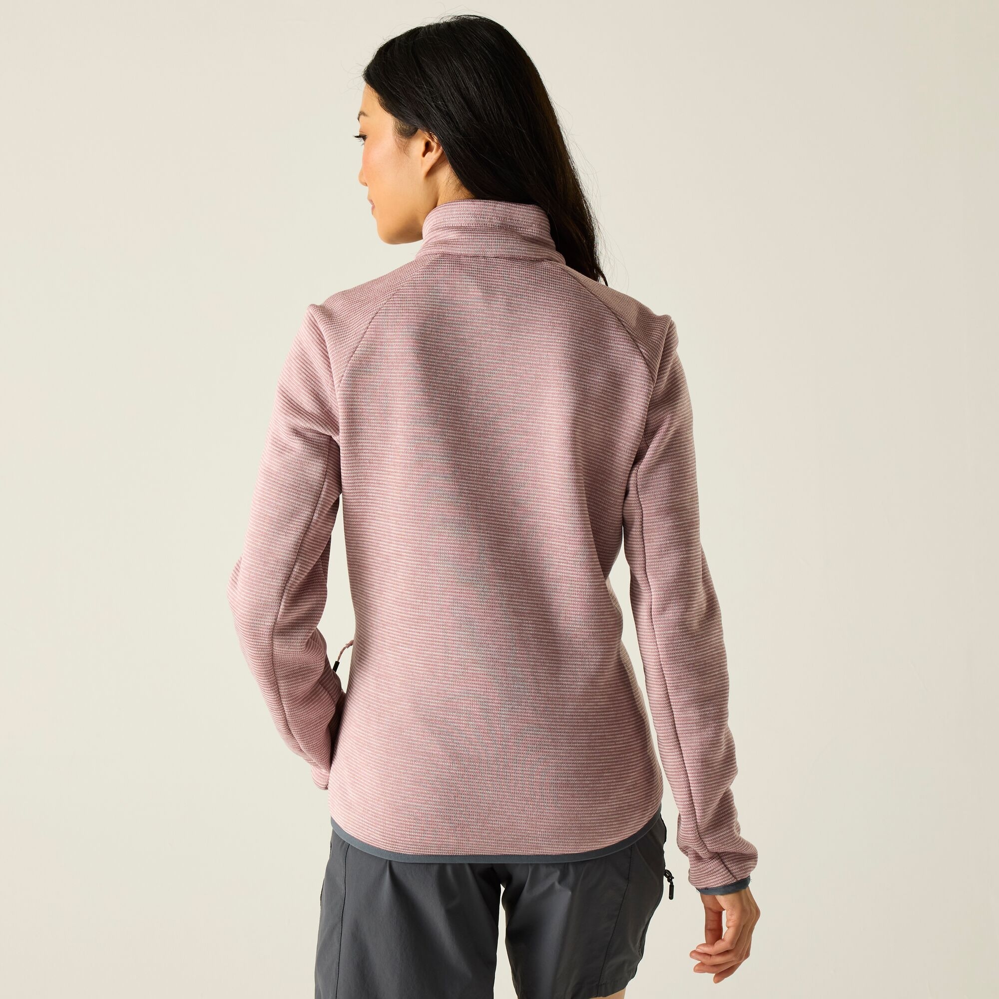 Regatta Women's Pale Pink Newhill Full Zip Lightweight Walking Fleece In | Size: 8 - Image 1