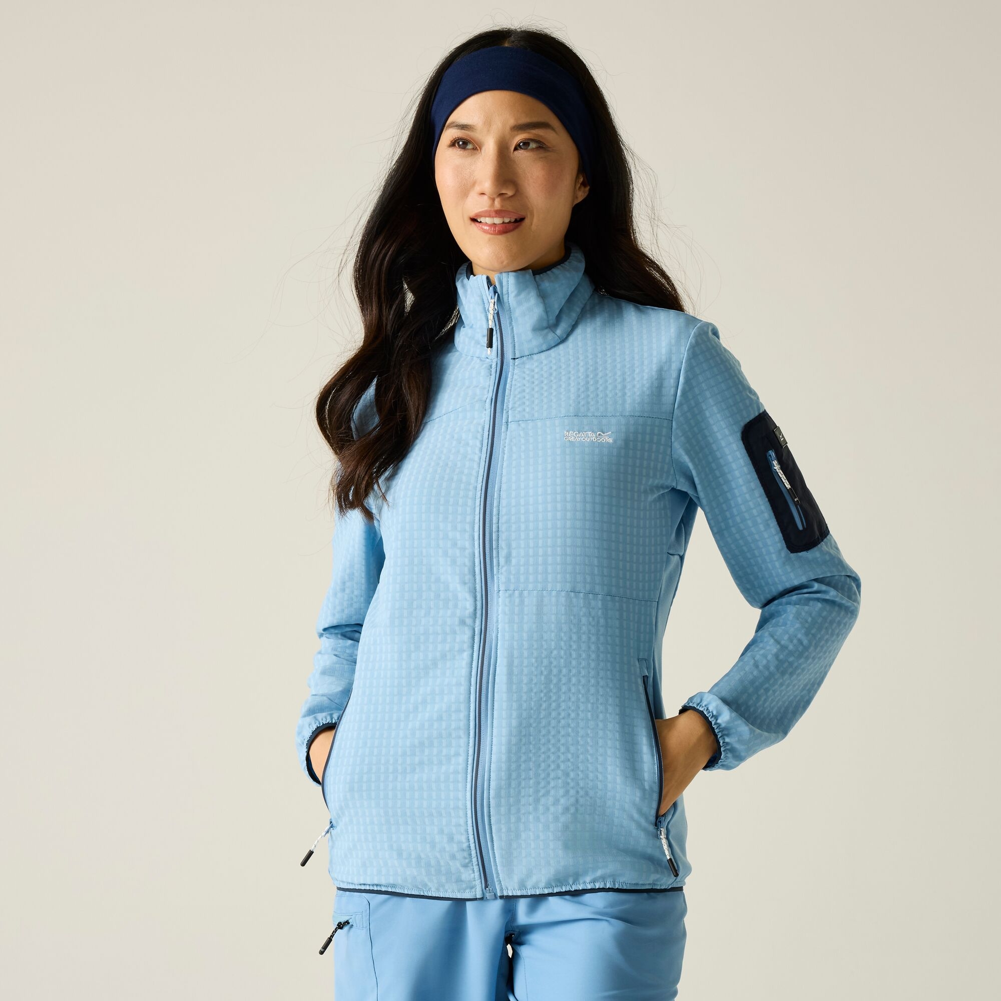 Regatta   Polar damski rozsuwany Ralina Niebieski