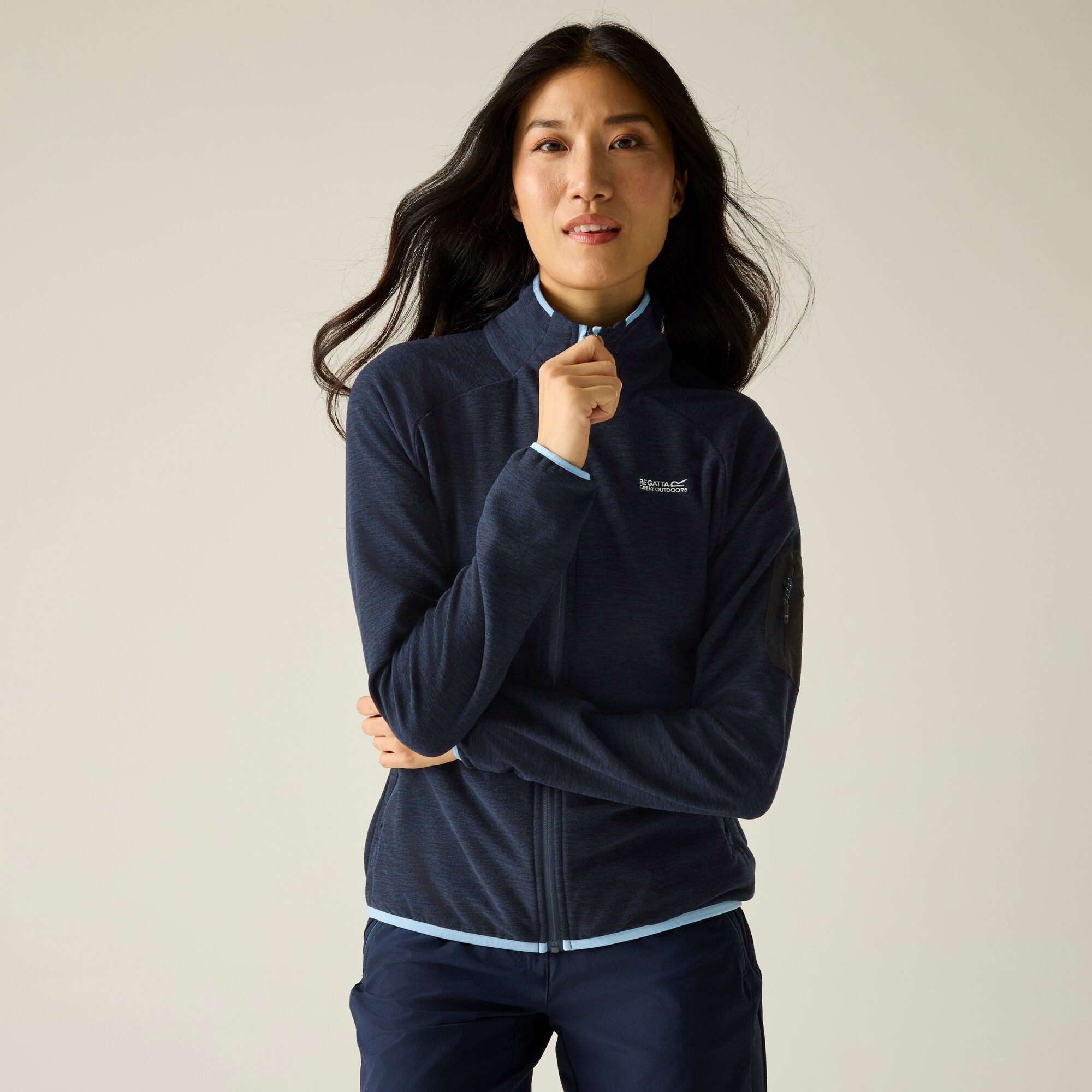 Regatta Polar damski rozsuwany Rivendell Niebieski