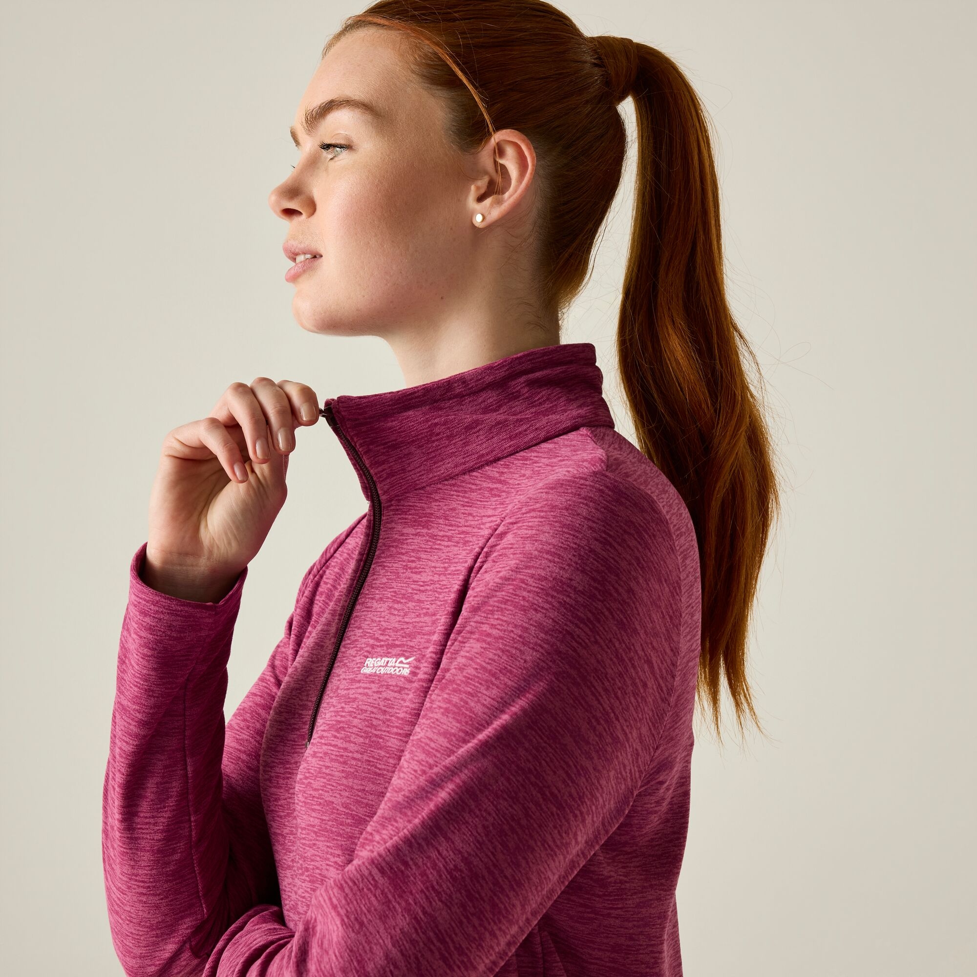 Regatta Women's Sweethart Marl Fleece - Purple Size 16