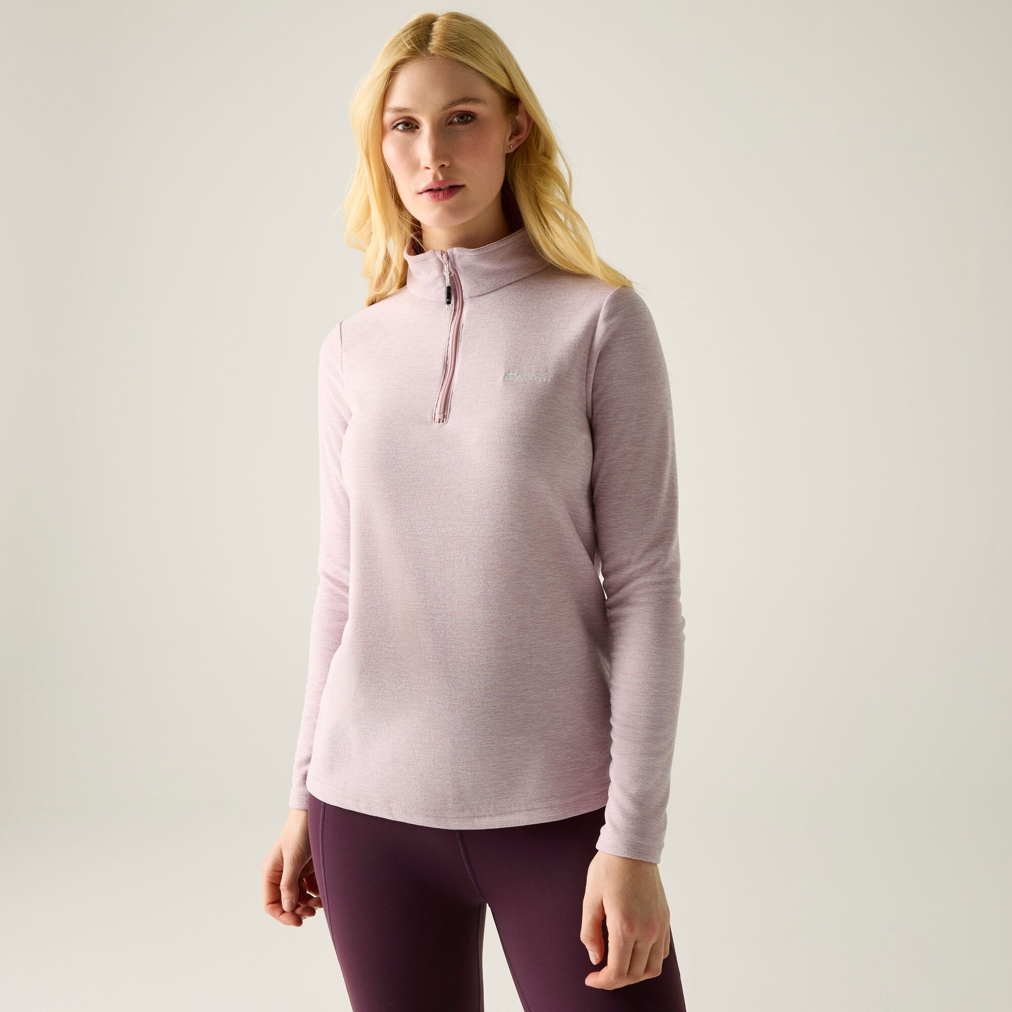 Regatta Regatta Polar damski z suwakiem 1/2 Sweethart Marl Fioletowy