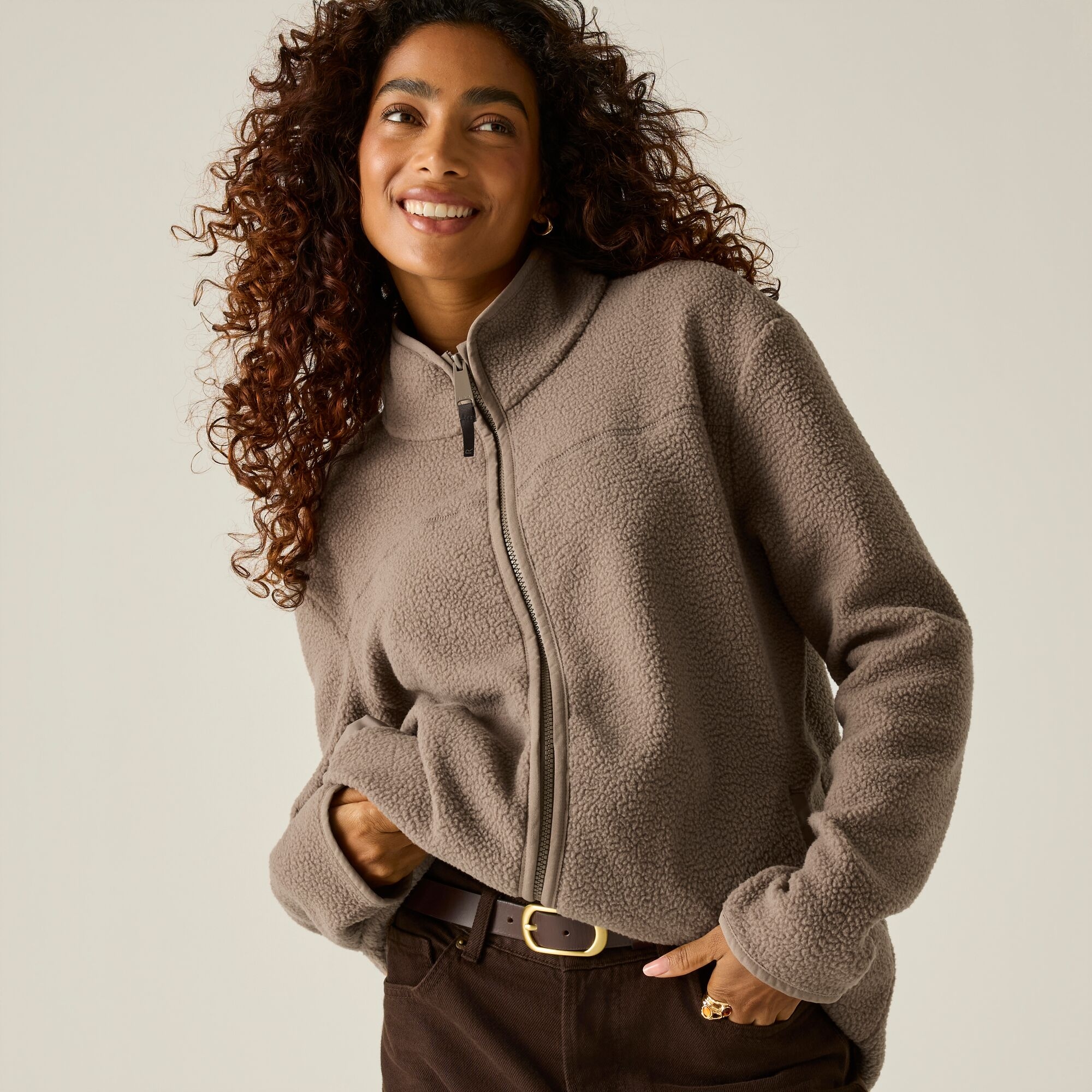 Regatta Women's Frankie Borg Fleece - Brown Size 16