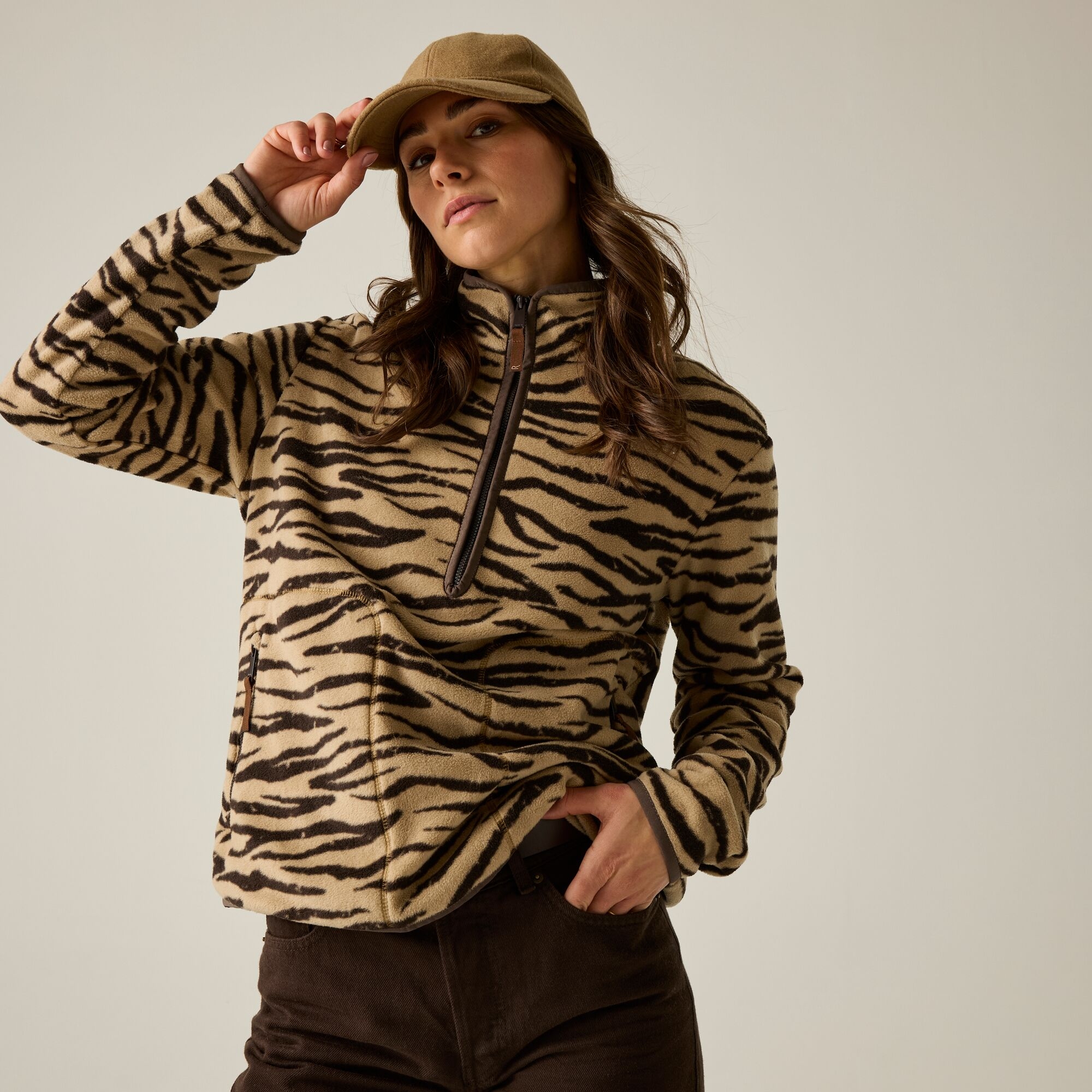 Regatta Frankie Fleece Size: 14 Women's Beige