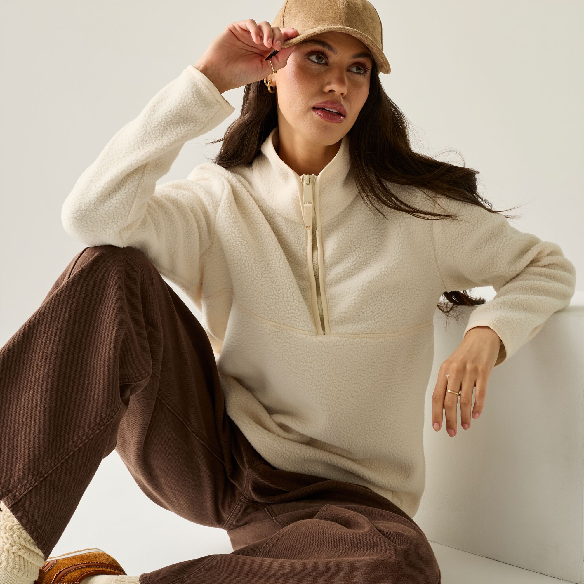 Regatta Women's Frankie Borg Fleece - White Size 20