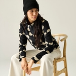 Daisy Hoop Black 