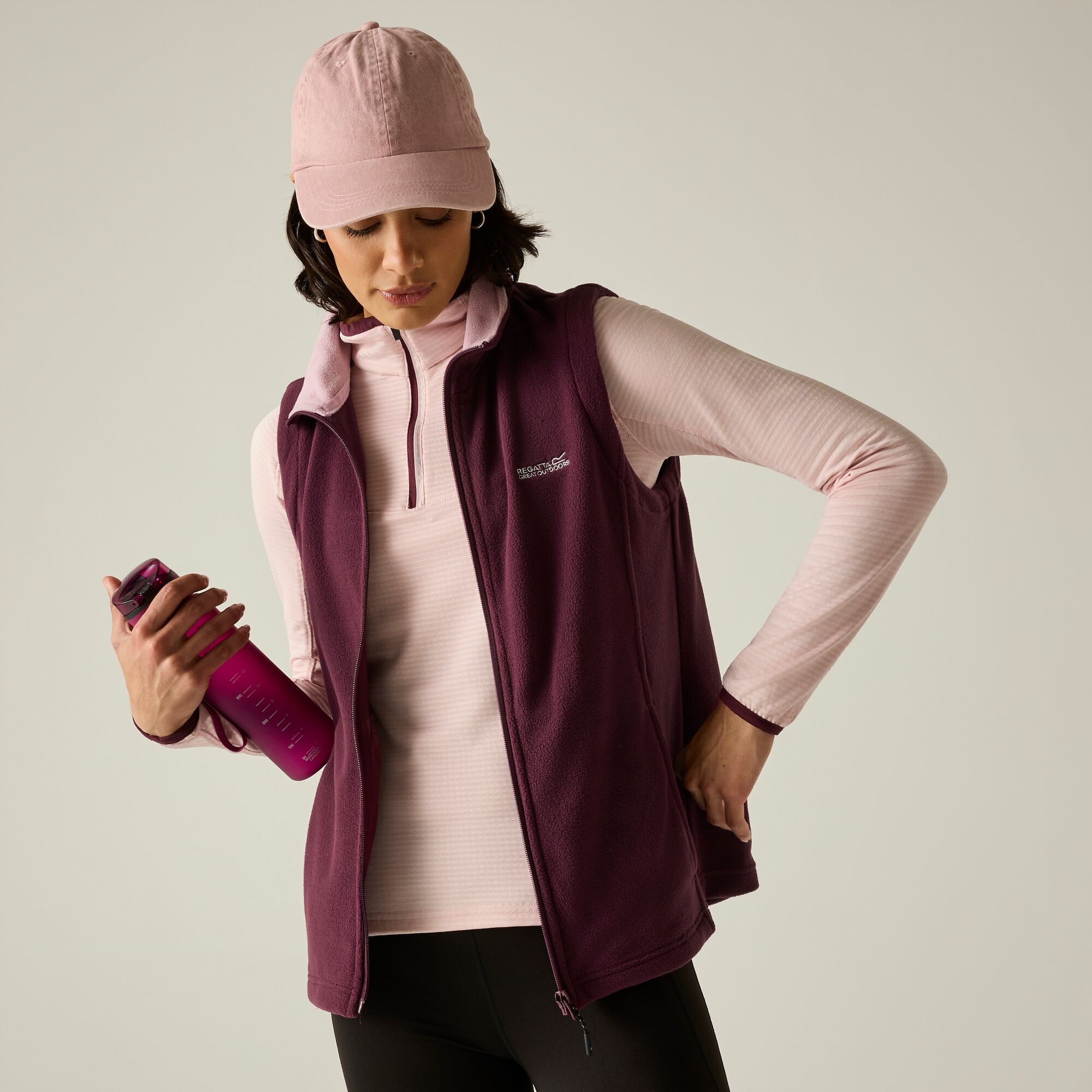Regatta Women's Waterproof Sweetness Ii Fleece Gilet - Purple Size 18