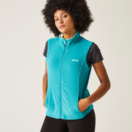 Women's Sweetness II Fleece Gilet Tahoe Blue Bleached Aqua