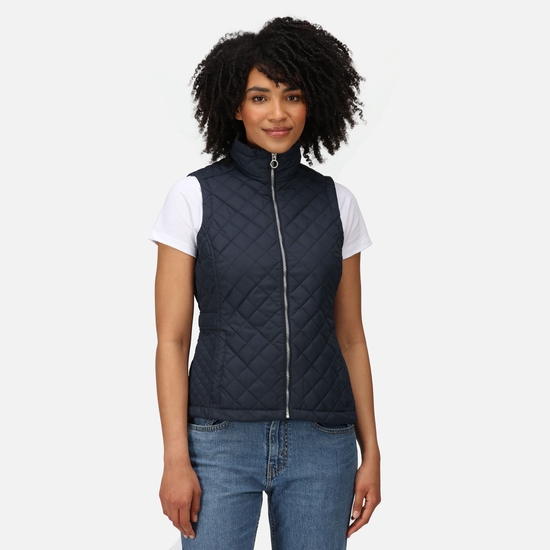 Women's Charleigh Quilted Bodywarmer Navy Tile