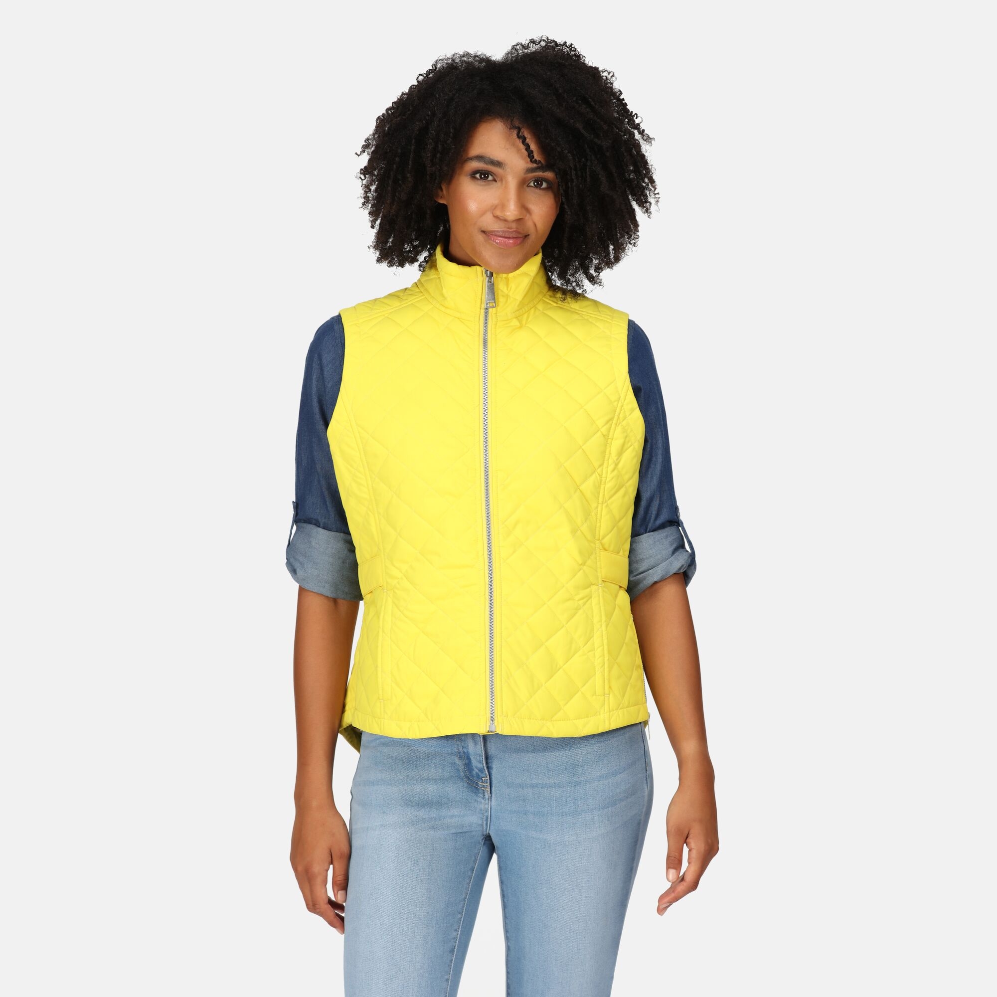 Regatta Carmine Quilted Gilet Size: 12 Women's Yellow